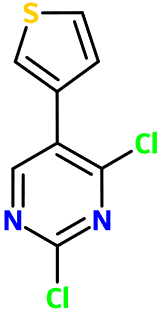 (图片) MC002222 2,4-Dichloro-5-(3-thienyl)pyrimidine